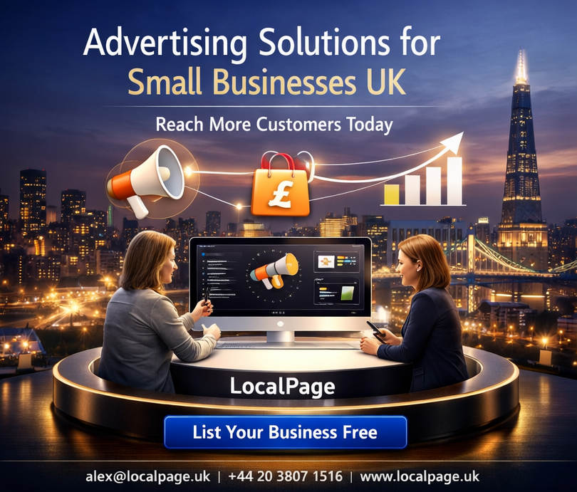 Bold, minimalist 3D golden location pin combined with an upward growth arrow and customer connections pulsing with light, representing rapid UK multi-city business discovery and growth.