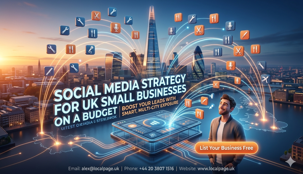 UK Business Multi-City Social Media Strategy |&nbsp;LocalPage.uk